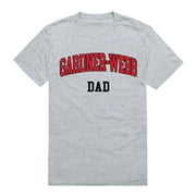 GWU Gardner Webb University Runnin' Bulldogs College Dad T-Shirt Heather Grey Small