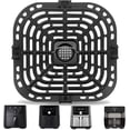 thumbnail image 1 of GWY Air Fryer Replacement Tray for Instant Pot Vortex 6 in 1 6 QT Gourmia GAF735 6 QT, Original Air Fryer Accessories Grill Pan Plate Crisper Plate Rack Parts,Dishwasher Safe, 1 of 7
