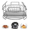 thumbnail image 1 of GWY Air Fryer Rack for Ninja Foodi FD401 / OS401 8QT Pressure Cooker, Stainless Steel Baking Rack Accessories, Dishwasher Safe, 1 of 7