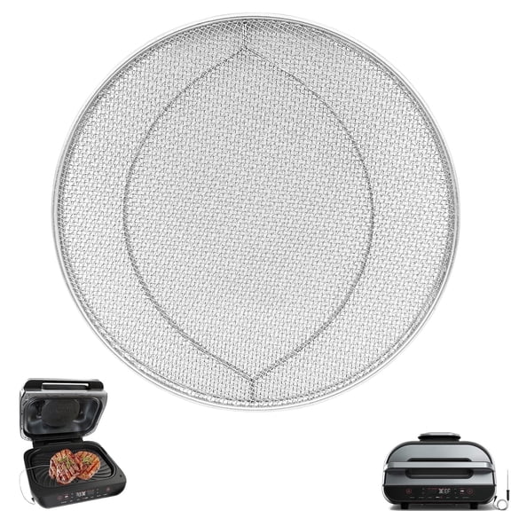 GWY Splatter Shield for Ninja FG551 Foodi Smart XL Grill, Stainless Steel Screen