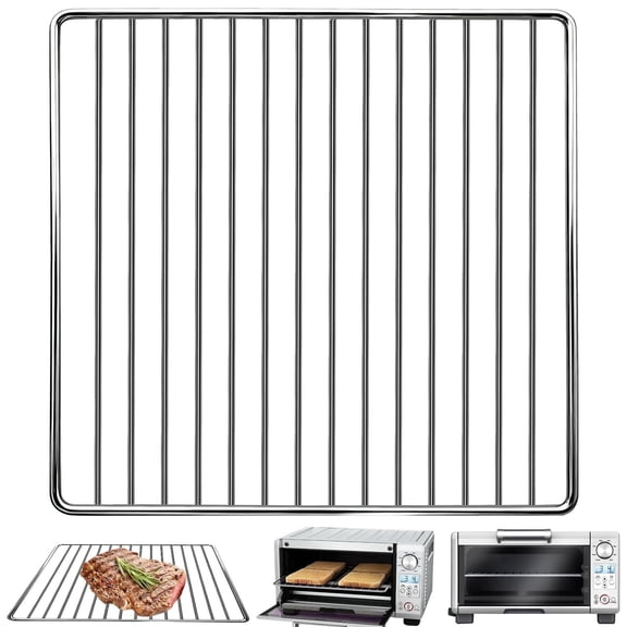 GWY Wire Rack Replacement Parts for Breville BOV450XL Mini Smart Countertop Oven and Toaster Oven, 11.5''10.3'' Stainless Steel Accessories Cooling Rack Grill Racks Baking Rack, Dishwasher safe