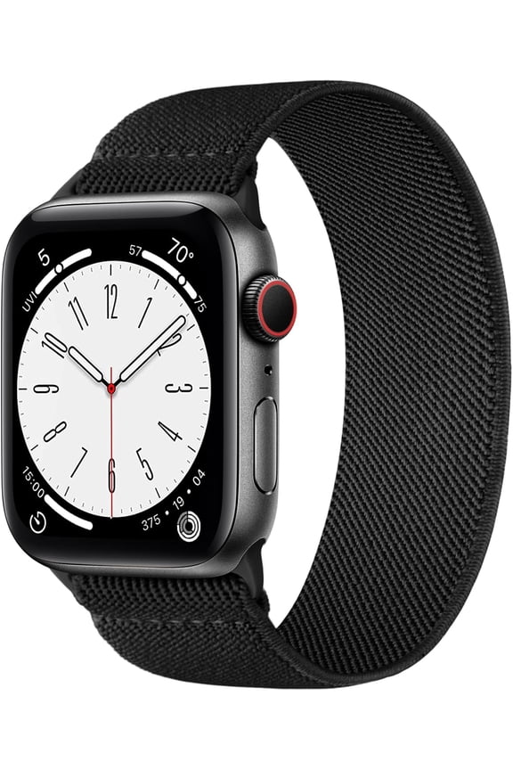 -Stretchy Solo Loop Bands Compatible with Apple Watch Band 38mm 40mm 41mm 42mm 44mm 45mm 46mm 49mm Women Men, Soft Nylon Elastic Sport Strap for iWatch Series 11 10 9 8 7 6 5 4 3 2 1 Ultra SE 3