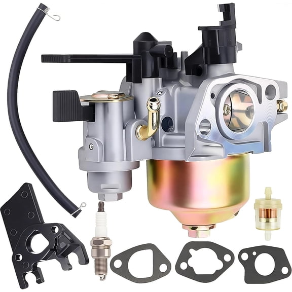 GX160 Carburetor Kit for Honda GX120 GX160 GX200 5.5HP 6.5HP Engine, Replacement for Predator 212cc 224cc, with Spark Plug, Intake Insulator & Gaskets, for Go Kart Pressure Washer Water Pump$$Tools