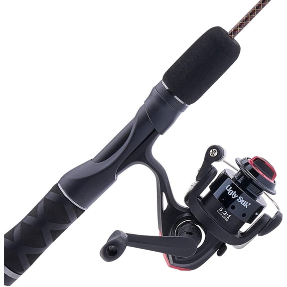 GX2 Ice Spinning Reel and Fishing Rod Combo