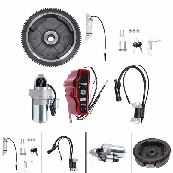 GX240 GX270 Electric Start Kit Starter Motor for Honda Flywheel Switch Engine 12V
