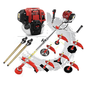 GX50 4-Stroke Gas Engine Brush Cutter Lawn Edger 4 tiempos Pruning Shear 2 Extension Pole