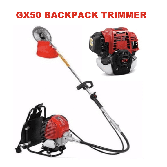GX50 BACKPACK lawn mower 4 strokes brush cutter weed wacker grass trimmer hedge trimmer
