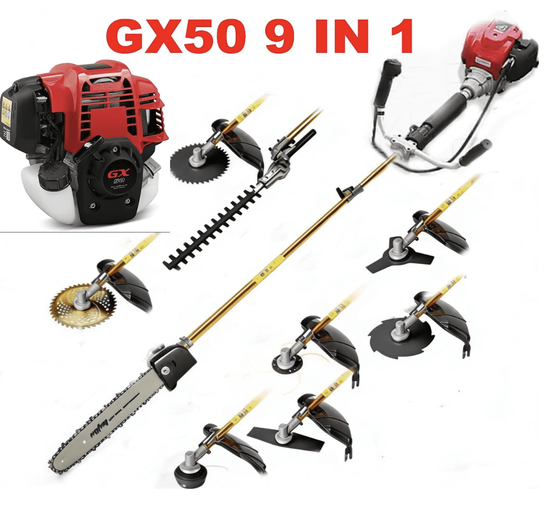 GX50 Weed Wacker Gas String Trimmer 4-Cycle engine Grass cutting brush cutter garden