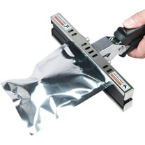 GXCZ 350W Portable Heat Sealer Sealing Machine, Hand Held Crimp Sealer Rust-Proof Metal Body, 15mm Seal Width, 0-300 Temperature, for Foil Bag, Kraft Bag (400MM)(400MM)