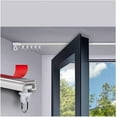 thumbnail image 1 of GXCZ Ceiling Curtain Rod Self Adhesive Ceiling Or Wall Curtain Track No Drill Curtain Rod, No Damage Curtain Track Hangers, Adhesive Curtain Rod(Ceiling Mount,21ft/641cm), 1 of 7