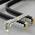 thumbnail image 1 of GXCZ Curtain Rods Bendable Curtain Track, Double Bar Rail For Curtains, Flexible Curtain Ceiling Track System Room Divider Curtain Rail For Curved Shower Curtain &amp; Rv(Green-ceiling,180cm-2x90cm), 1 of 7