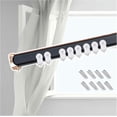 thumbnail image 1 of GXCZ Curtain Rods Curtain Track, Ceiling Curtain Track, Ceiling/wall mounted curtain rods for home, living room, bedroom, curtain rods can be bent and cut(Ceiling Mount,280cm/9.2ft), 1 of 8