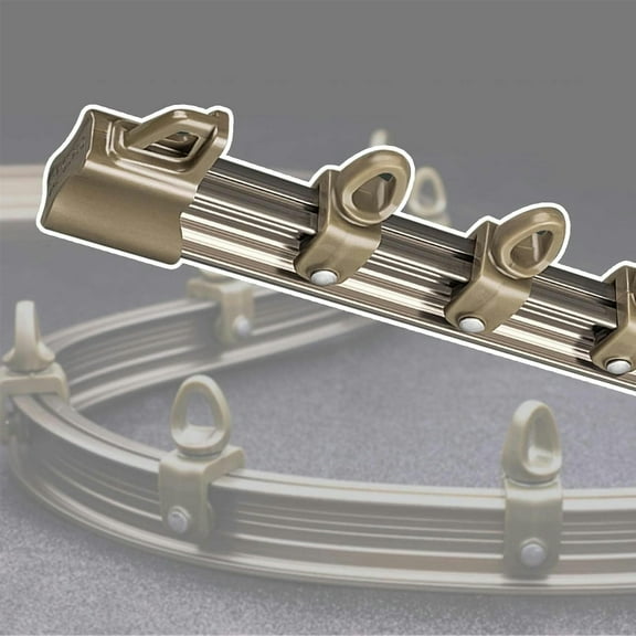 GXCZ Curtain Rods Curved Curtain Track - Wall/Ceiling Mount, Room Divider Shower Curtain Rod Track(Ceiling Mount,500cm/16.4ft)