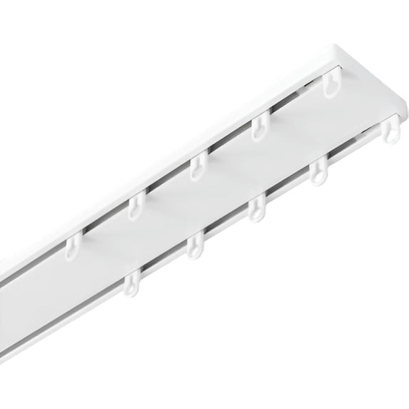 GXCZ Curtain Rods For Windows Double Row Ceiling Curtain Track (Ceiling ...