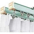 thumbnail image 1 of GXCZ Curtain Rods For Windows Ceiling Curtain Track, Curtain Track, Straight Ceiling Track Rail For Curtains Living Room/Bedroom/Balcony Curtain Tracks(600cm/19.7ft), 1 of 7