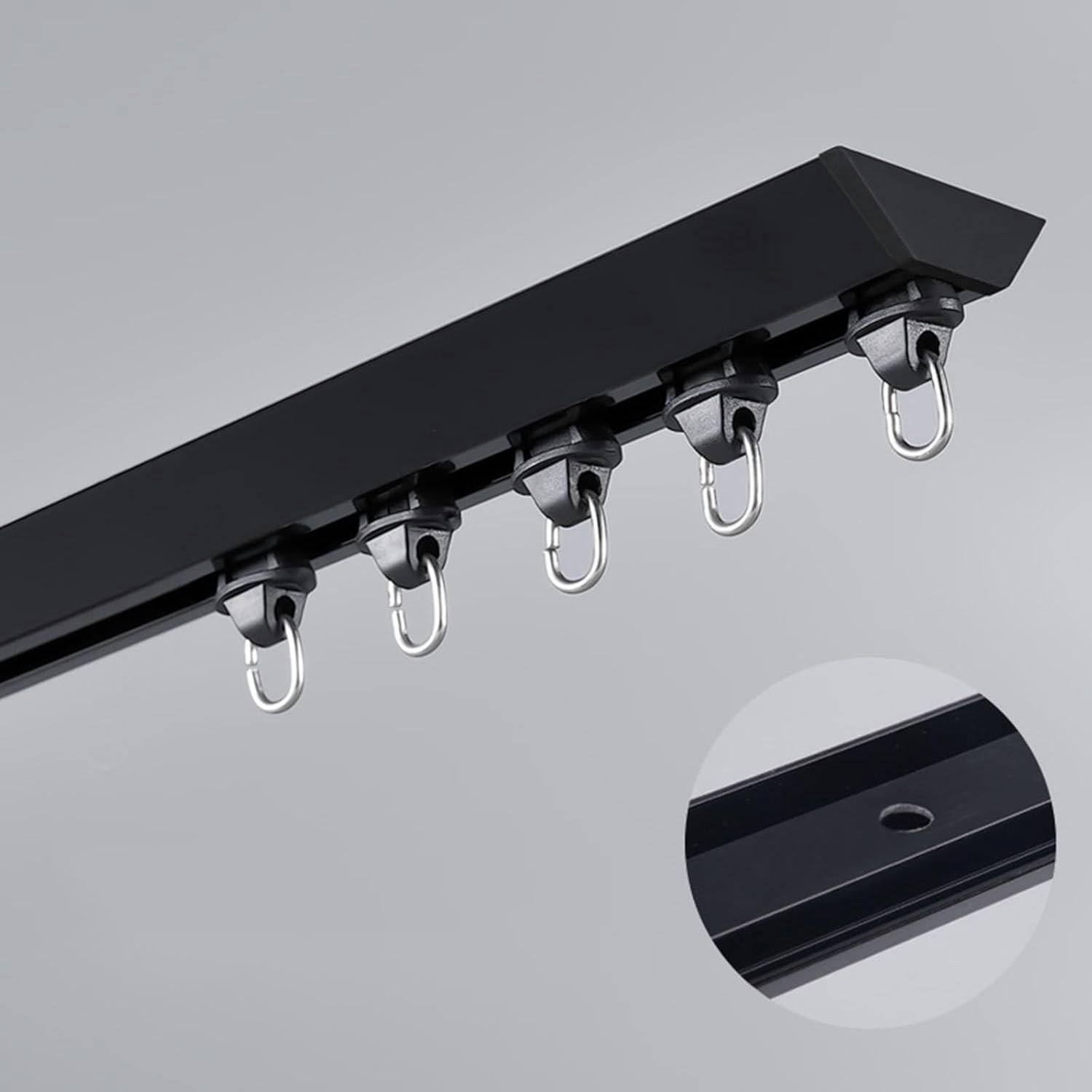 Rot Curtain Rails GXCZ Curtain Rods For Windows Ceiling Curtain Track, Heavy-Duty ...