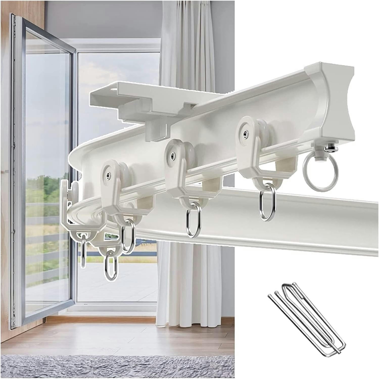 GXCZ Curtain Rods For Windows Curtain Track, Ceiling Curtain Track ...