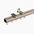 thumbnail image 1 of GXCZ Curtain Rods For Windows  Sliding Curtain Rail Ceiling/Wall Mounted Curtain Track For Curtains-Room Divider Curtain Track System - Perfect For Privacy In Open Rooms(Gold-ceiling,120cm/3.9ft), 1 of 7