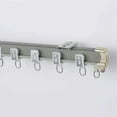 thumbnail image 1 of GXCZ Curtain Track Bay Window Curtain Track, Wall/Ceiling Mount Curtain Rod(Ceiling Mount,150cm/4.9ft), 1 of 8