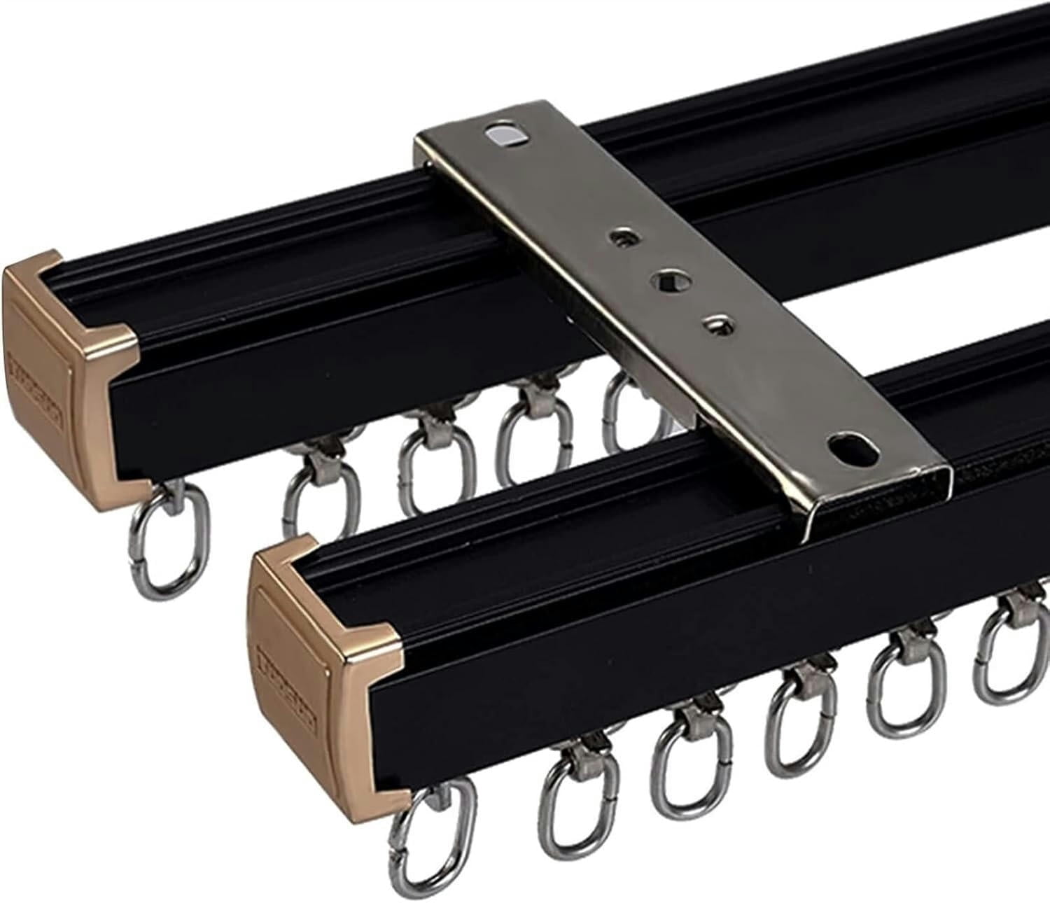 Rod On Rails GXCZ No Drill Curtain Rods Ceiling Curtain Track, Curtain Track ...