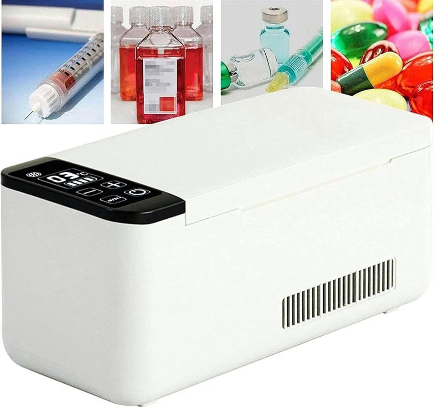 GXCZ Insulin Refrigerator, Insulin Cooler, Portable Car Travel Refrigerator, Cooler And Heater, USB Charging