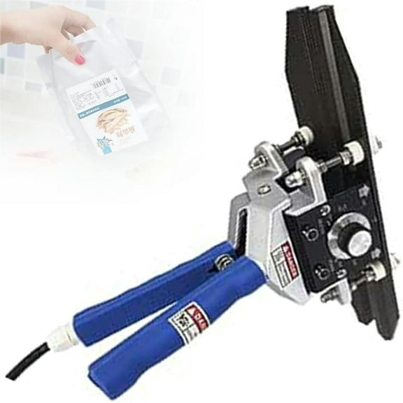 GXCZ Mobile Hand Crimp Sealing Machine, Plastic Bags Snack Bag Food Storage Heat Sealer, Integrated Portable Hand Held Sealer For Mylar Bags Aluminum, Crimp Heat Seal Technology