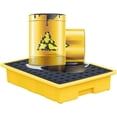 thumbnail image 1 of GXCZ Modular Spill Platform With Drain, Anti Slip Detachable Leakproof Oil Barrel Tray, Plastic Containment Pallet For Factory Garage Stack Paint Bucket ( Color : Yellow , Size : 49.5x36x10.5cm/19.48x14.17, 1 of 8