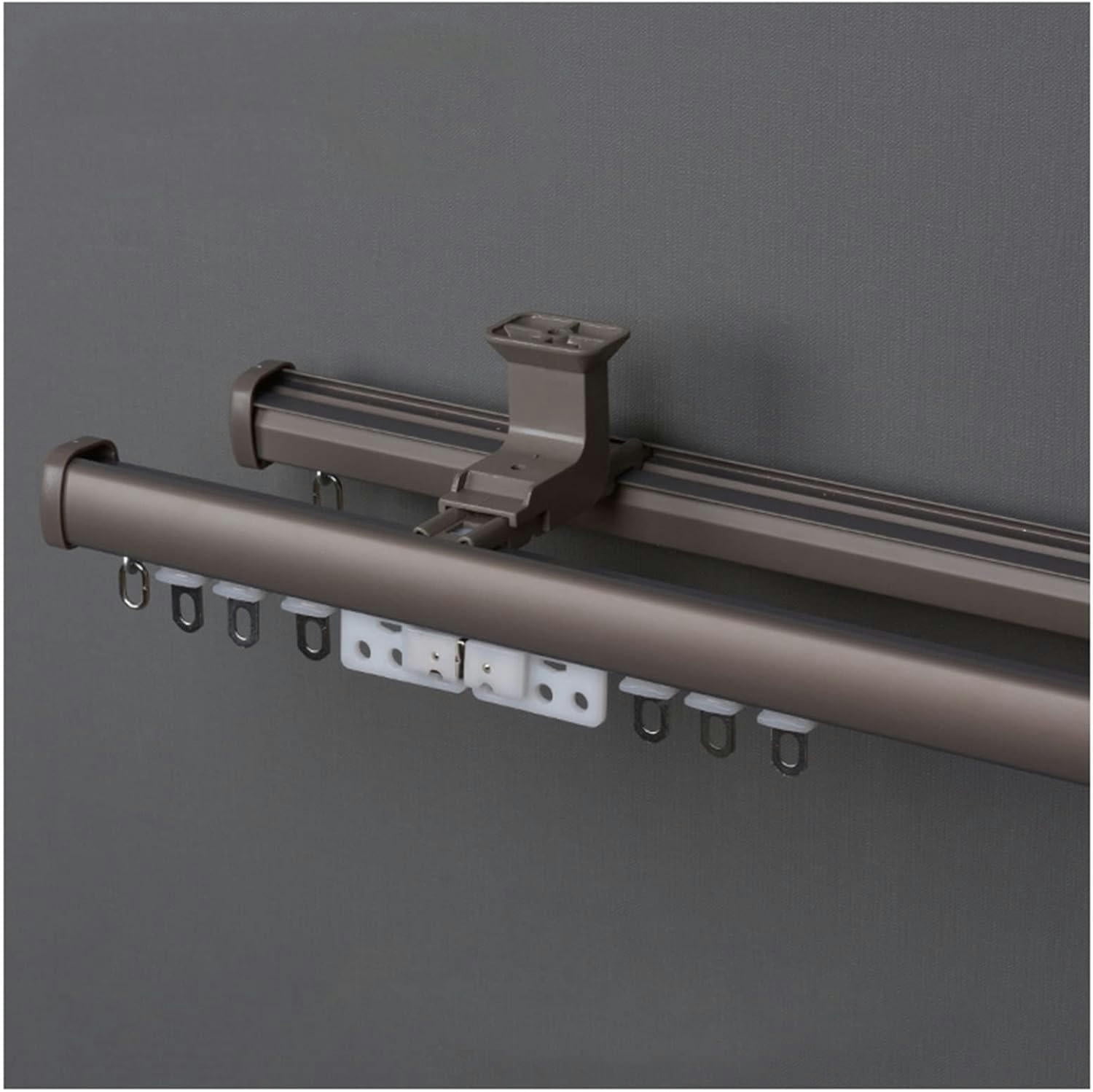 GXCZ NOIRDA Curtain Double Tracks System, Ceiling Or Wall Mounting ...