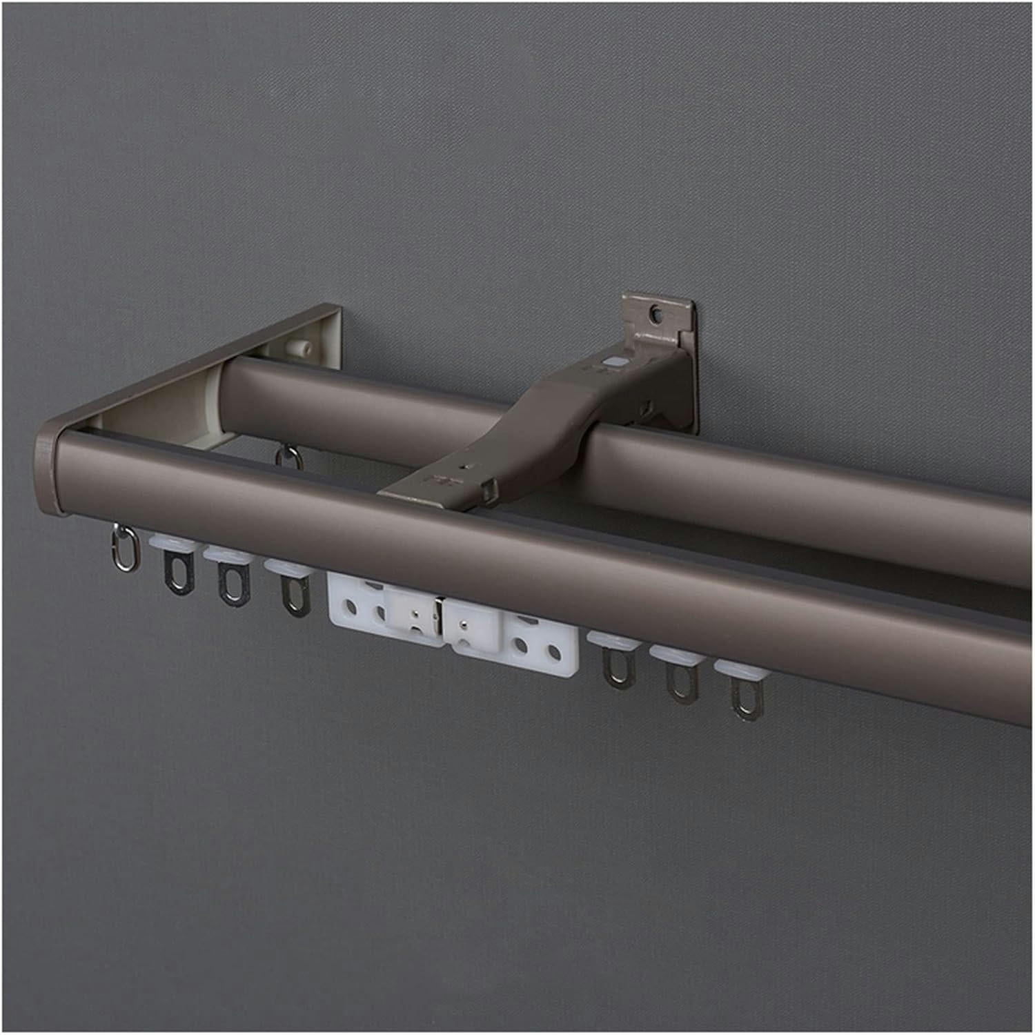 GXCZ NOIRDA Curtain Double Tracks System, Ceiling Or Wall Mounting ...
