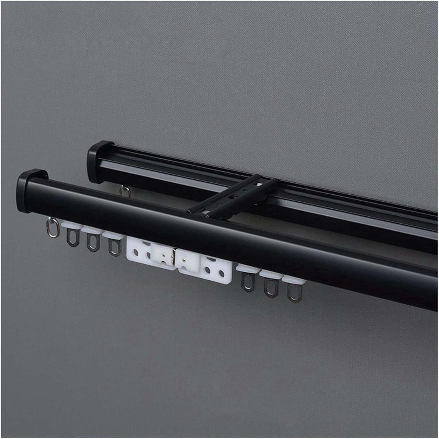 GXCZ NOIRDA Curtain Double Tracks System, Ceiling Or Wall Mounting ...