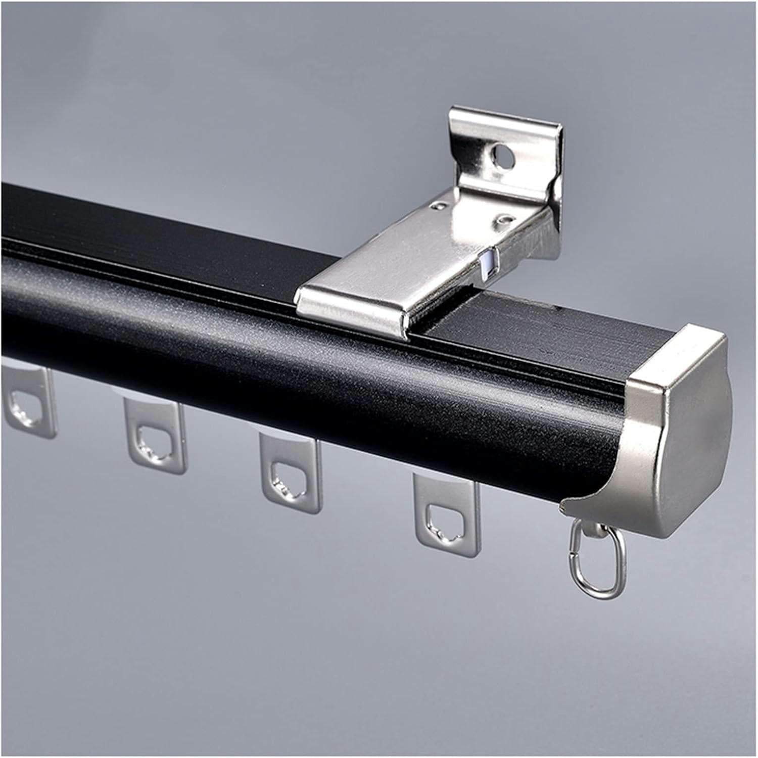 GXCZ NOIRDA Double Curtain Track Aluminum, Heavy-Duty Wall Mount ...