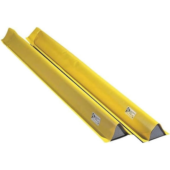 GXCZ Spill Containment Pallet New - - 5 ft. x 7-1/4 x 4 18 oz. Vinyl-Coated, Polyurethane Spill Containment Berm, Yellow