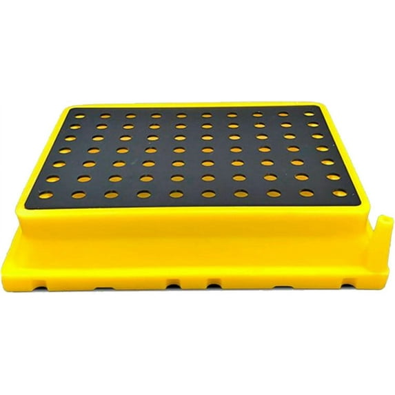 GXCZ Spill Containment Platform, Leakproof Tray With Top Grates, Modular Warehouses Factory Garage Industrial Uses Polyethylene Spill Platform, Storage Stack Paint Bucket ( Size : 28.35x28.35x6.10in/72x72x