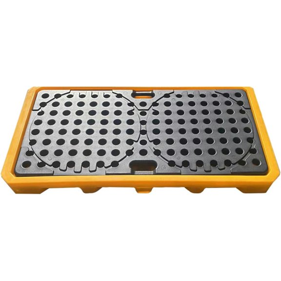 GXCZ Spill Platform, Spill Containment Platform, Stackable Modular Anti Spill Pallets, Leakproof Warehouses Factory Industrial Plastic Pallet, Large Capacity Tray, Stack Paint Bucket ( Size : 32.52x12.99in