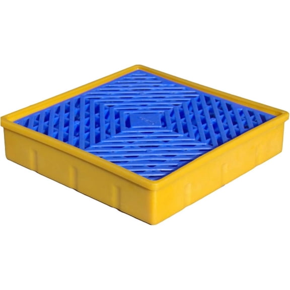 GXCZ Spill Platform, Spill Containment Platform, Stackable Modular Anti Spill Pallets, Leakproof Warehouses Factory Industrial Plastic Pallet, Large Capacity Tray, Stack Paint Bucket ( Size : 32.52x12.99in