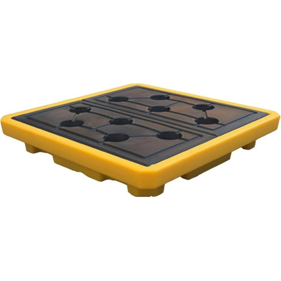GXCZ Spill Platform, Spill Containment Platform, Stackable Modular Anti Spill Pallets, Leakproof Warehouses Factory Industrial Plastic Pallet, Large Capacity Tray, Stack Paint Bucket ( Size : 32.52x12.99in