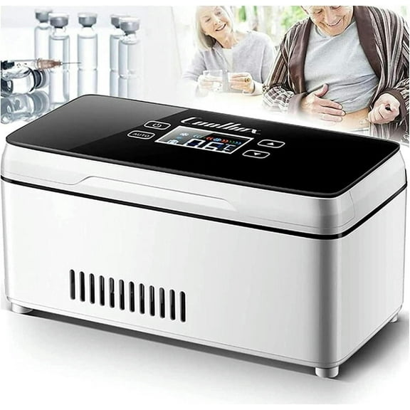 GXCZ Travel Refrigerator, Insulin Refrigerator, Insulin Refrigerator, Portable Medication, Insulin Refrigerator, Medication Travel, Outdoor 215 × 115 × 105 Mm