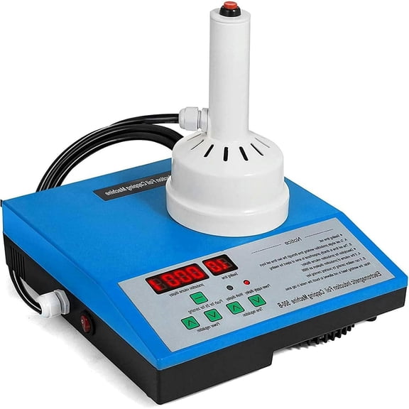 GXCZ Vacuum Sealers Electromagnetic Induction Sealing Machine, Aluminum Foil Sealing Machine Bottle Sealing Machine, Automatic Bottle Cap Sealer for Bottle Cap Sealing Gasket 20-85 mm