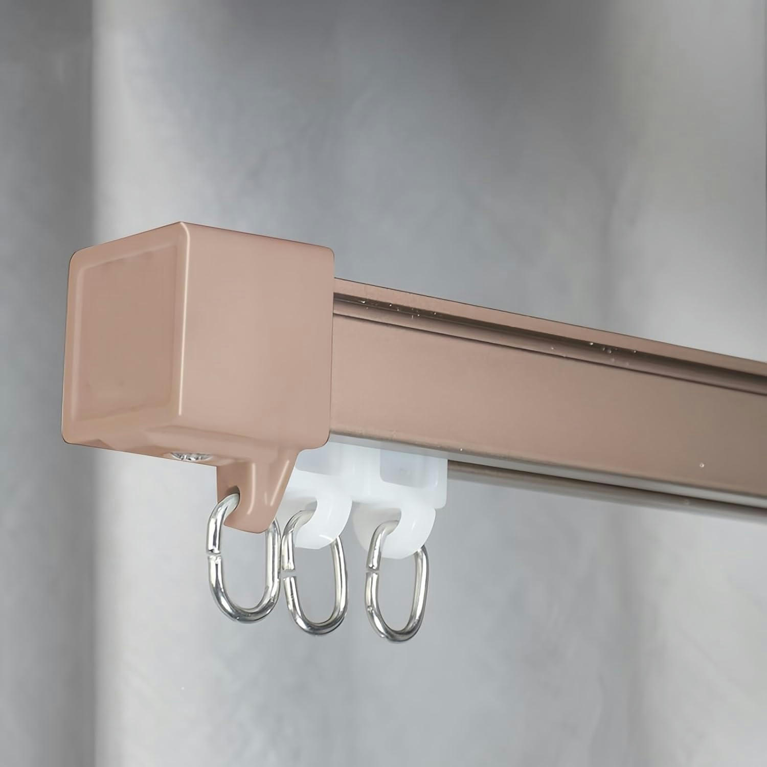 Home Window Rails GXCZ Window Curtain Rod Aluminium Curtain Track Heavy Duty Curtain ...