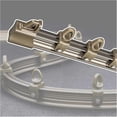thumbnail image 1 of GXCZ Window Curtain Rod Ceiling Curtain Track, Curtain Track, Wall/Ceiling Mounted Room Divider Shower Curtain Rods Rails Cuttable &amp; Customizable Curtains Rail Pole(Wall Mount,450cm/14.8ft), 1 of 8