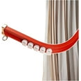 thumbnail image 1 of GXCZ Window Curtain Rod Curtain Track, Ceiling Curtain Track, Ceiling/Wall Mounted Curtain Rail Rods Room Divider Red Curtain Rod Set Bathroom Balcony Metal Curtain Rails(Wall Mount,700cm/23ft), 1 of 8