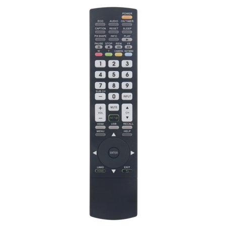 GXEB Replacement Remote Control Compatible with Hitachi Sanyo OLED LCD 3D TV GXDA DP37840 DP52440 GXDB DP42840 DP46840 DP50740
