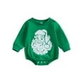 thumbnail image 1 of GXFC Baby Christmas Onesie Clothes for Girls Boys 6M 9M 12M 18M 24M Newborn Long Sleeve Santa Claus Print Romper Bodysuit Christmas-themed Clothing for Infant, 1 of 9
