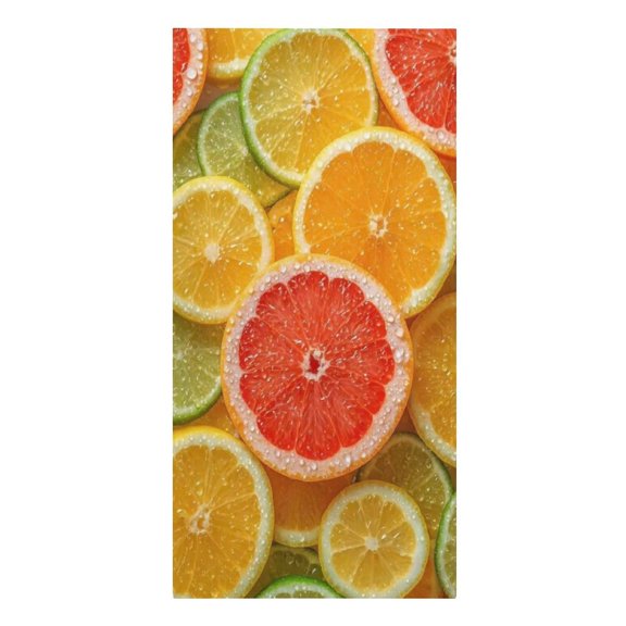 GXFC Citrus Water Drop PatternBeach Towel, Sand Free, Quick Dry, Highly Absorbent, Compact Lightweight, Travel Beach Towel, Essential for Swimming Pool Vacation Camping Yoga, Gift for Father'sday Bir