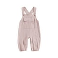thumbnail image 1 of GXFC Infant Baby Girl Boy Suspender One Piece Jumpsuit Newborn Sleeveless Rompers Shorts Overalls Toddler Casual Bodysuit Clothes 0-24M, 1 of 8