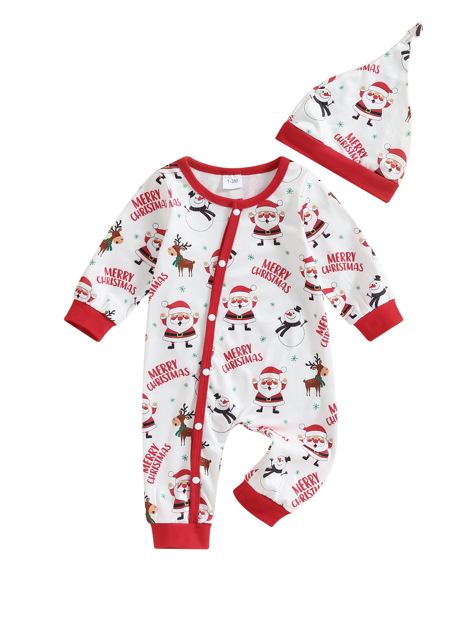 GXFC Infant Girls Boys Christmas Onesie Clothes 3M 6M 9M 12M 18M Baby