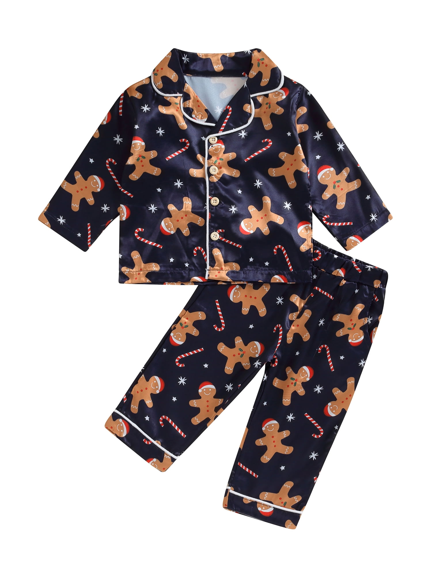 GXFC Kids Girls Boys Christmas Pajamas Outfits 6M 1T 2T 3T 4T Toddler
