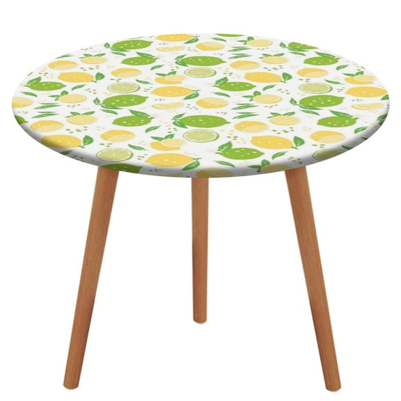 GXFC Lemon Lime Fruit Pattern Table Cloth, Waterproof Oil-Proof, Wipeable Spill-Proof Table Cover for Dining Table, Heavy Duty Durable Tablecloth for Kitchen, Party, Picnic, Home Decor,