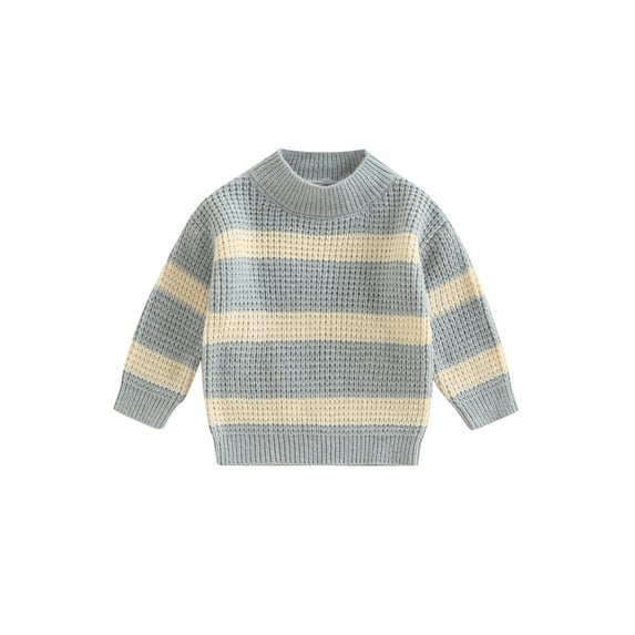 GXFC Little Boy Fall Sweaters 1T 2T 3T 4T 5T 6T Kids Boy Long Sleeve Contrast Color Knit Pullovers Tops Casual Autumn Knitwear Clothes for Children Boy