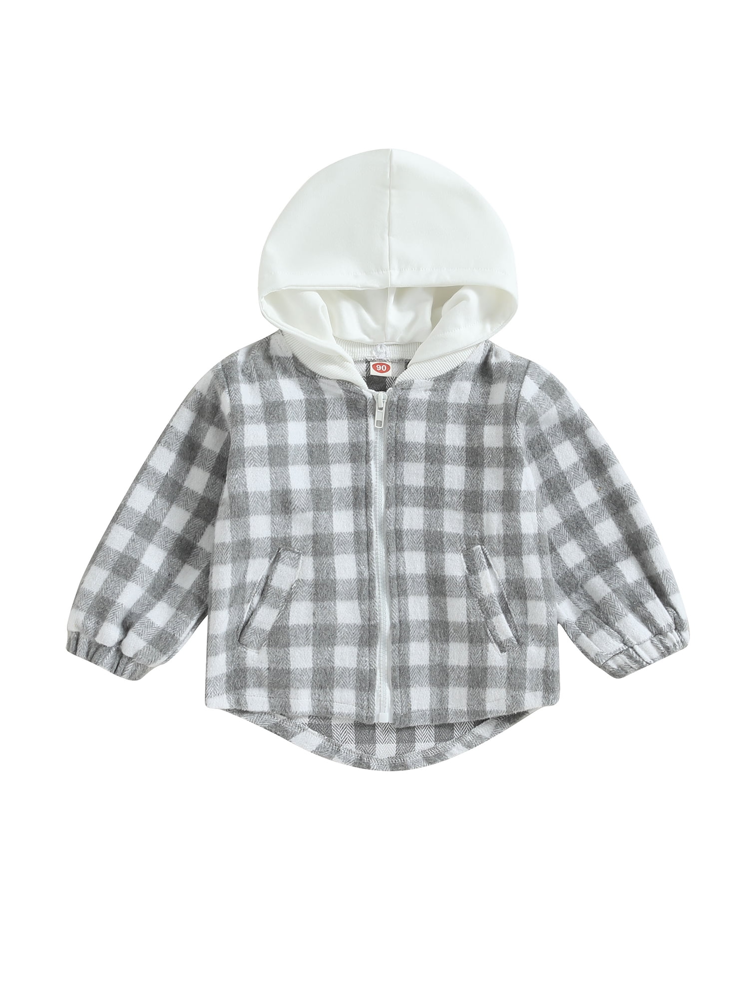 Volunboy Toddler Boys Polar Fleece Jacket – Long Sleeve Zip Up, Half Turtleneck, Warm Winter Coat For Fall & Outdoor Play